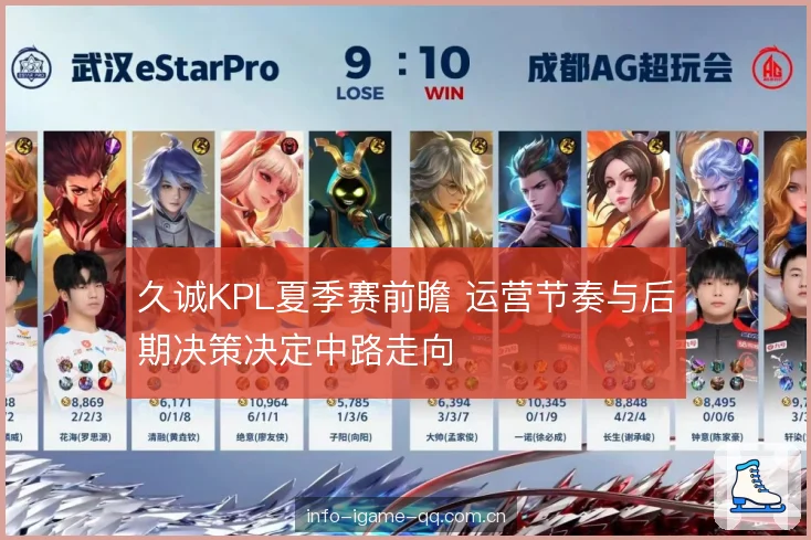 久诚KPL夏季赛前瞻 运营节奏与后期决策决定中路走向